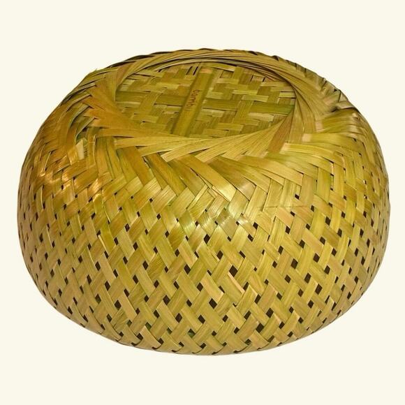 Bambu Handwoven Bamboo Bowl | Eco-Friendly Decor - Picture 3 of 4
